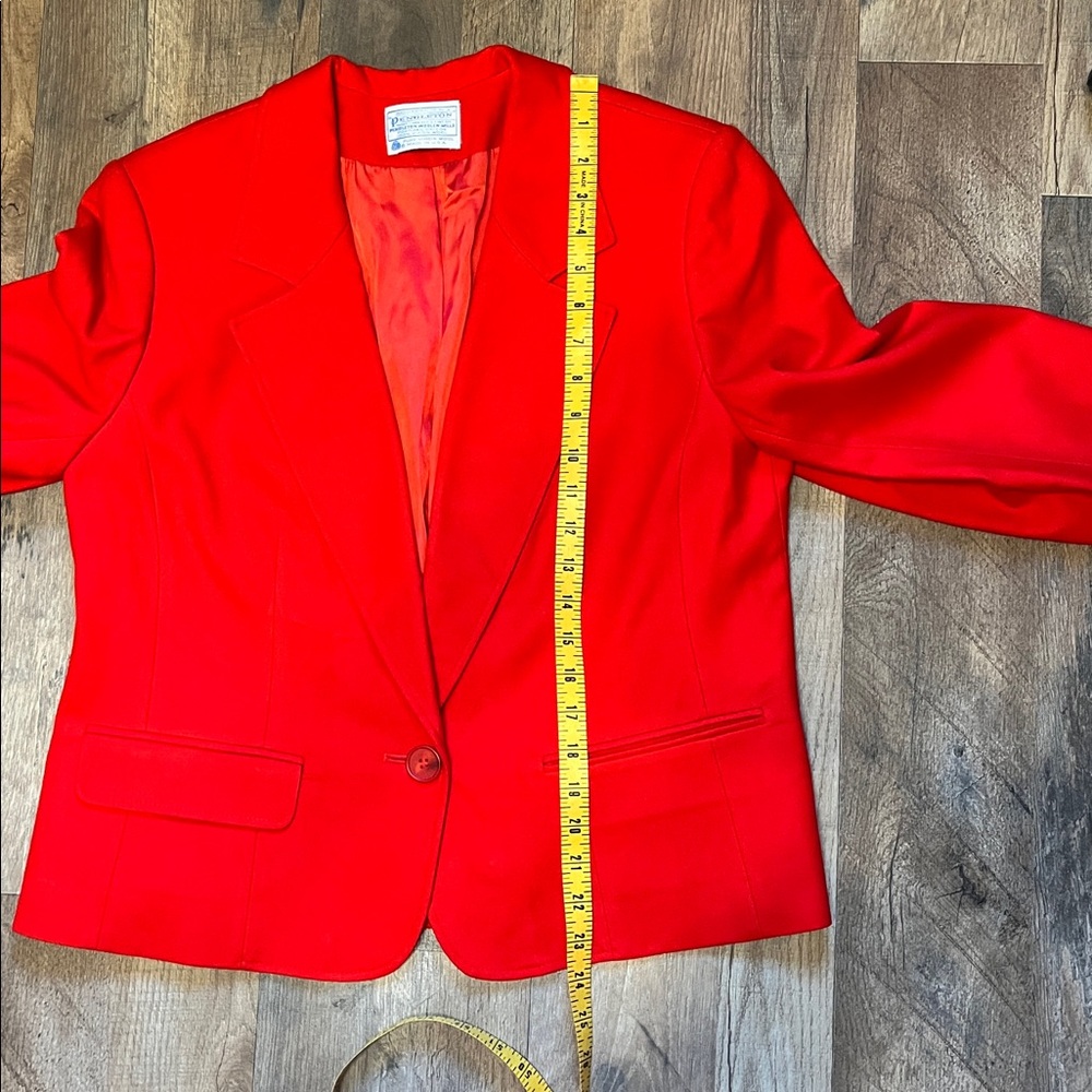 Pendleton Red Blazer - Picture 11 of 11